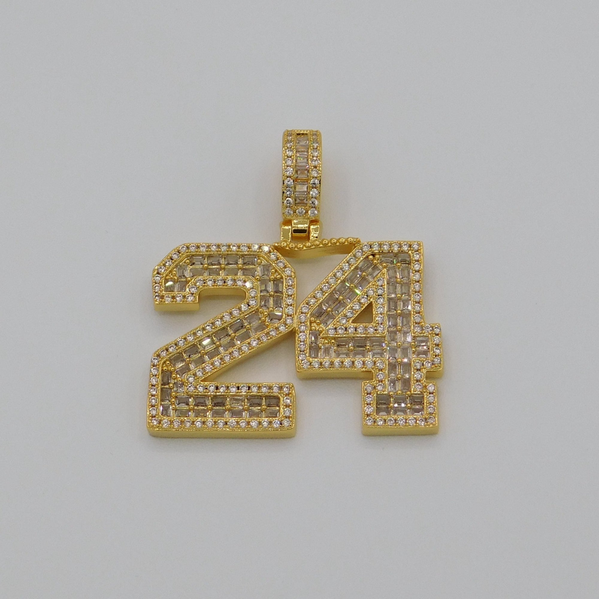Varsity Numbers Pendant (Gold)