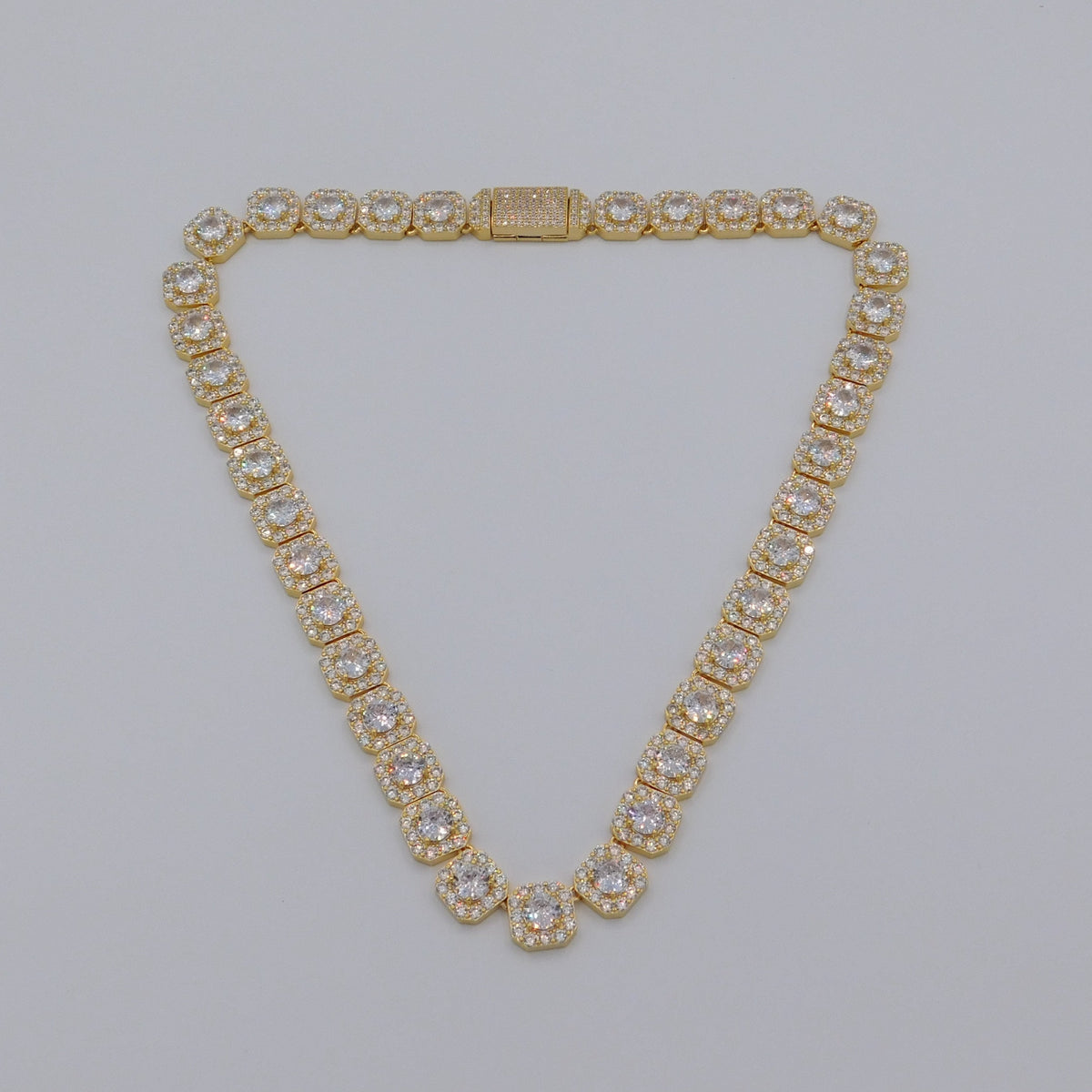 Clustered Tennis Chain