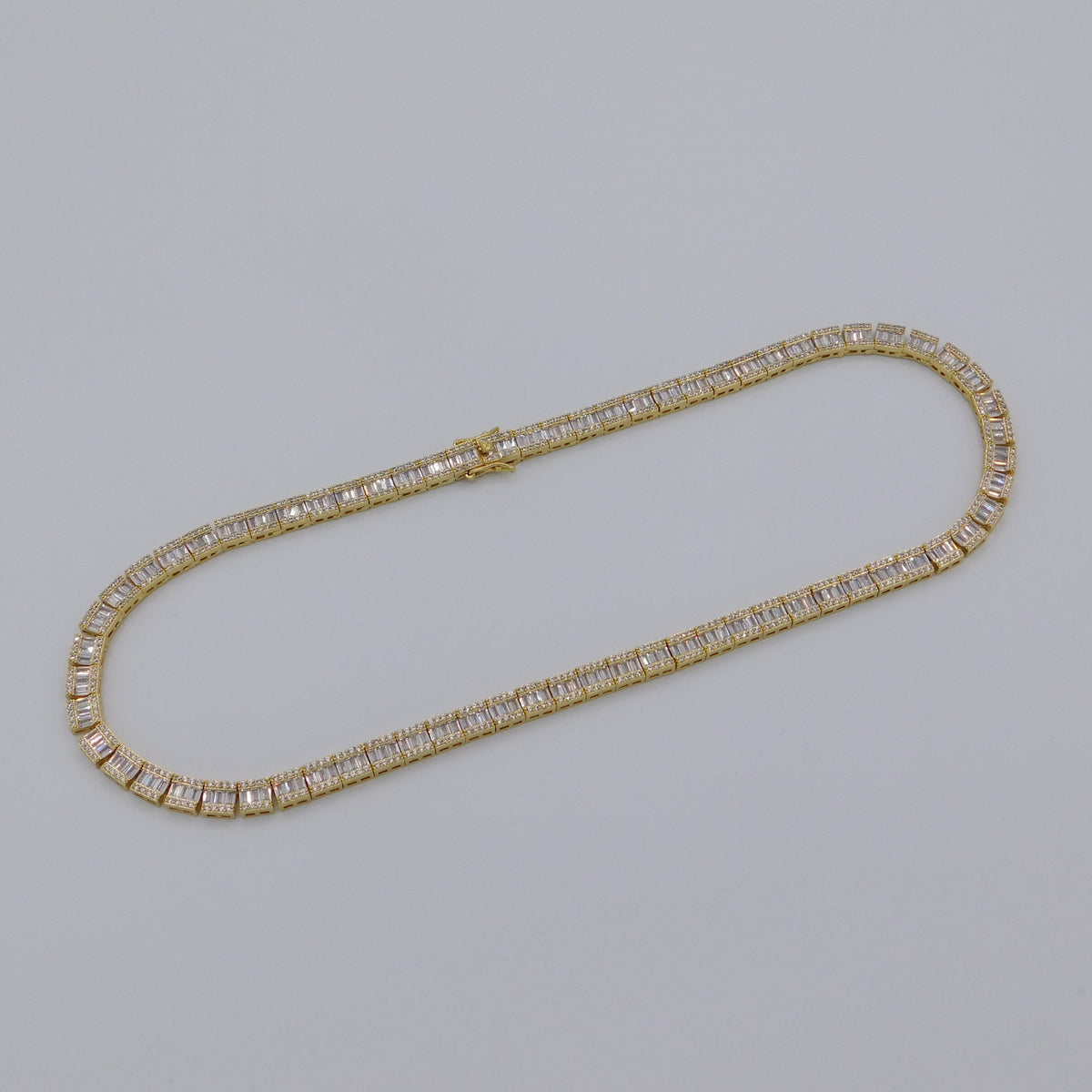 Baguette Tennis Chain