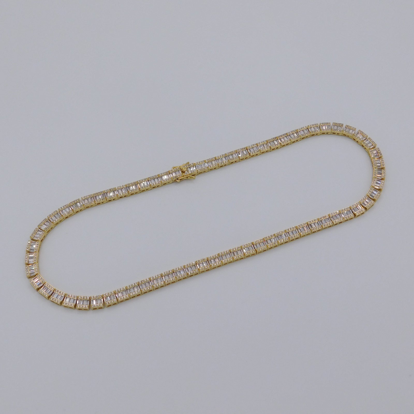 Baguette Tennis Chain