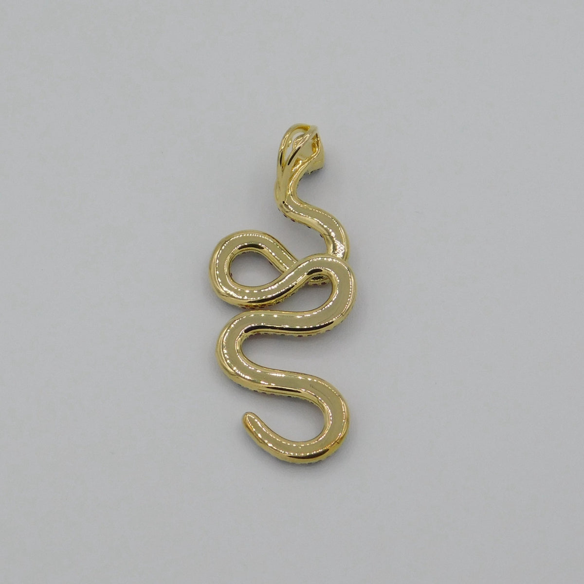 Iced Snake Pendant