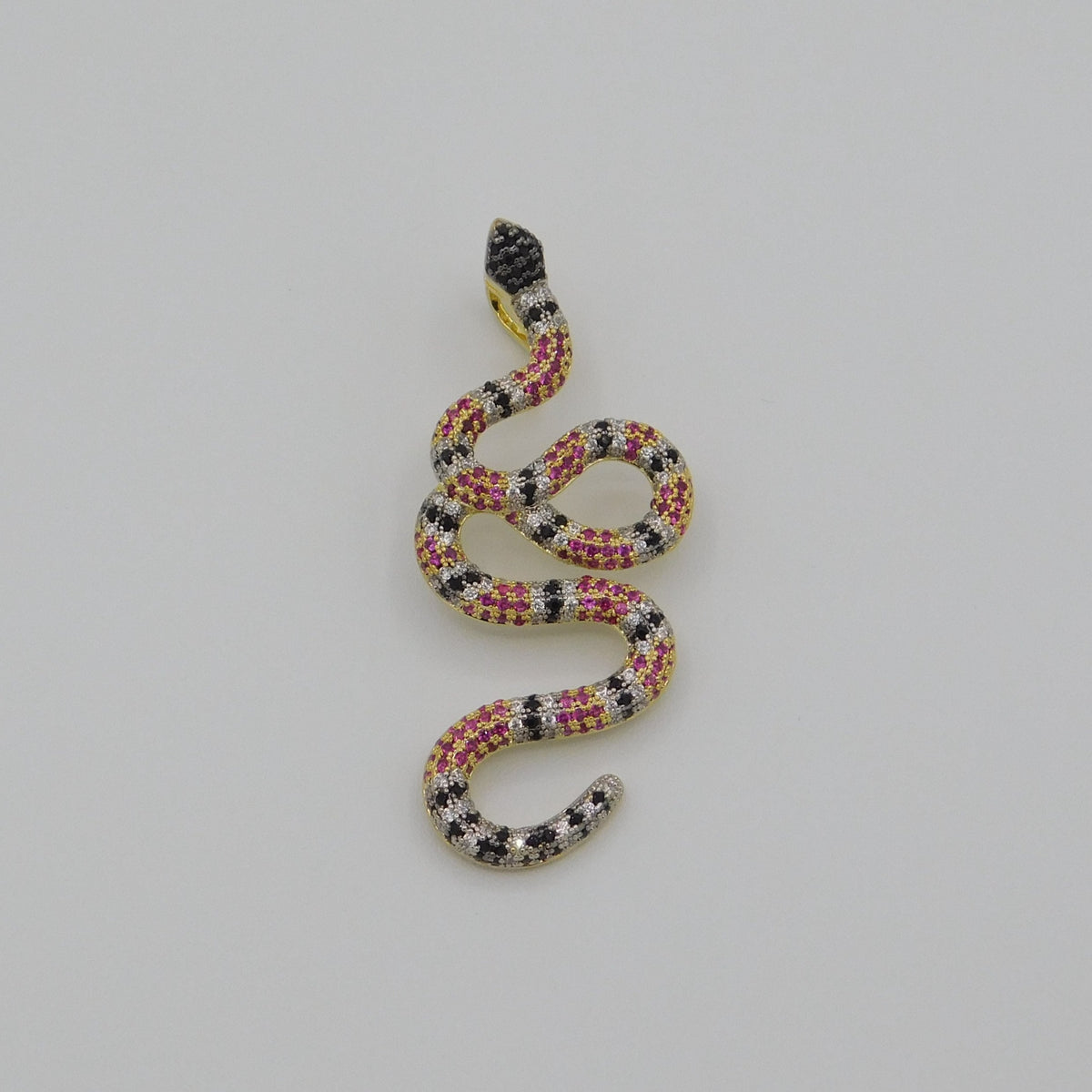 Iced Snake Pendant