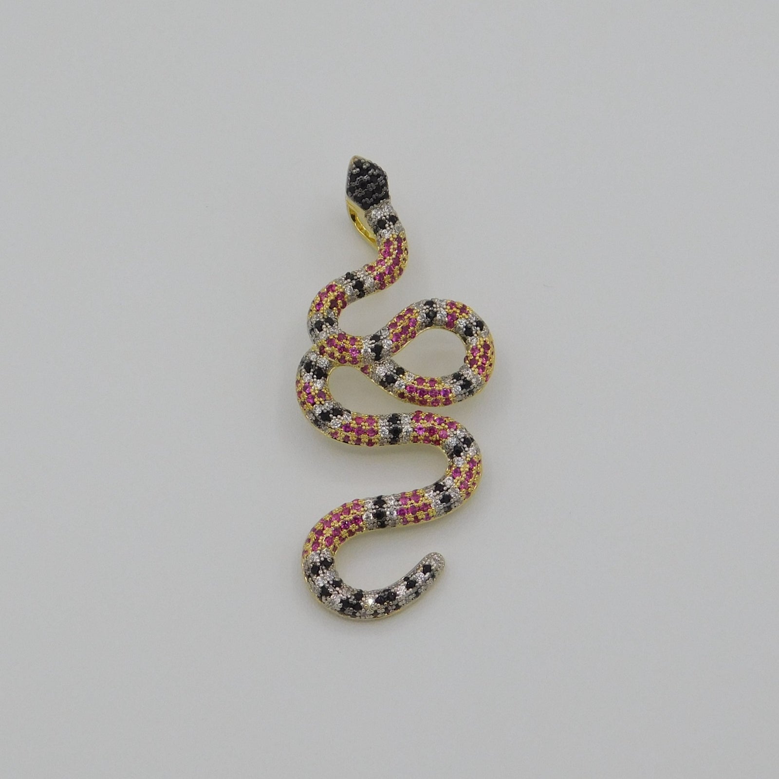 Iced Snake Pendant