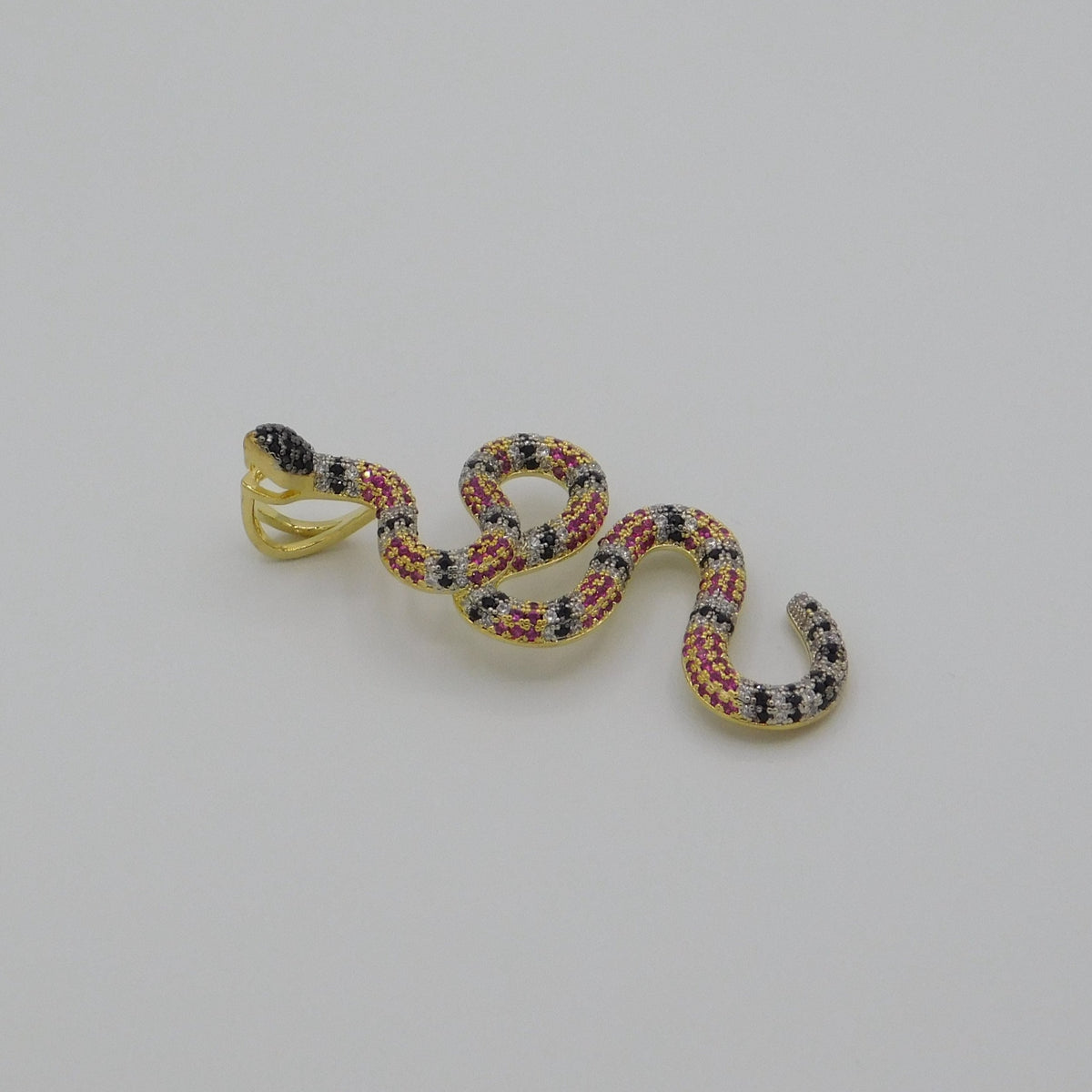 Iced Snake Pendant