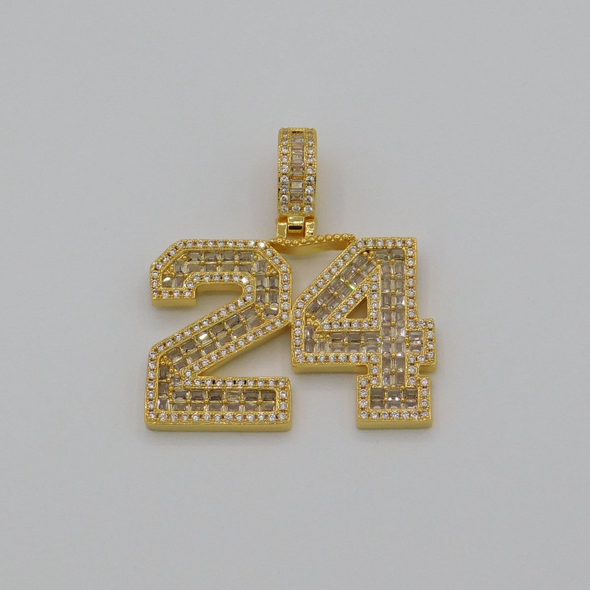 Varsity Numbers Pendant (Gold)