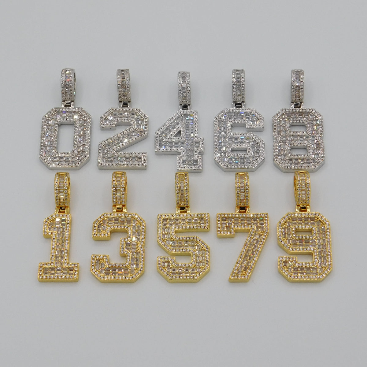 Varsity Number Pendant
