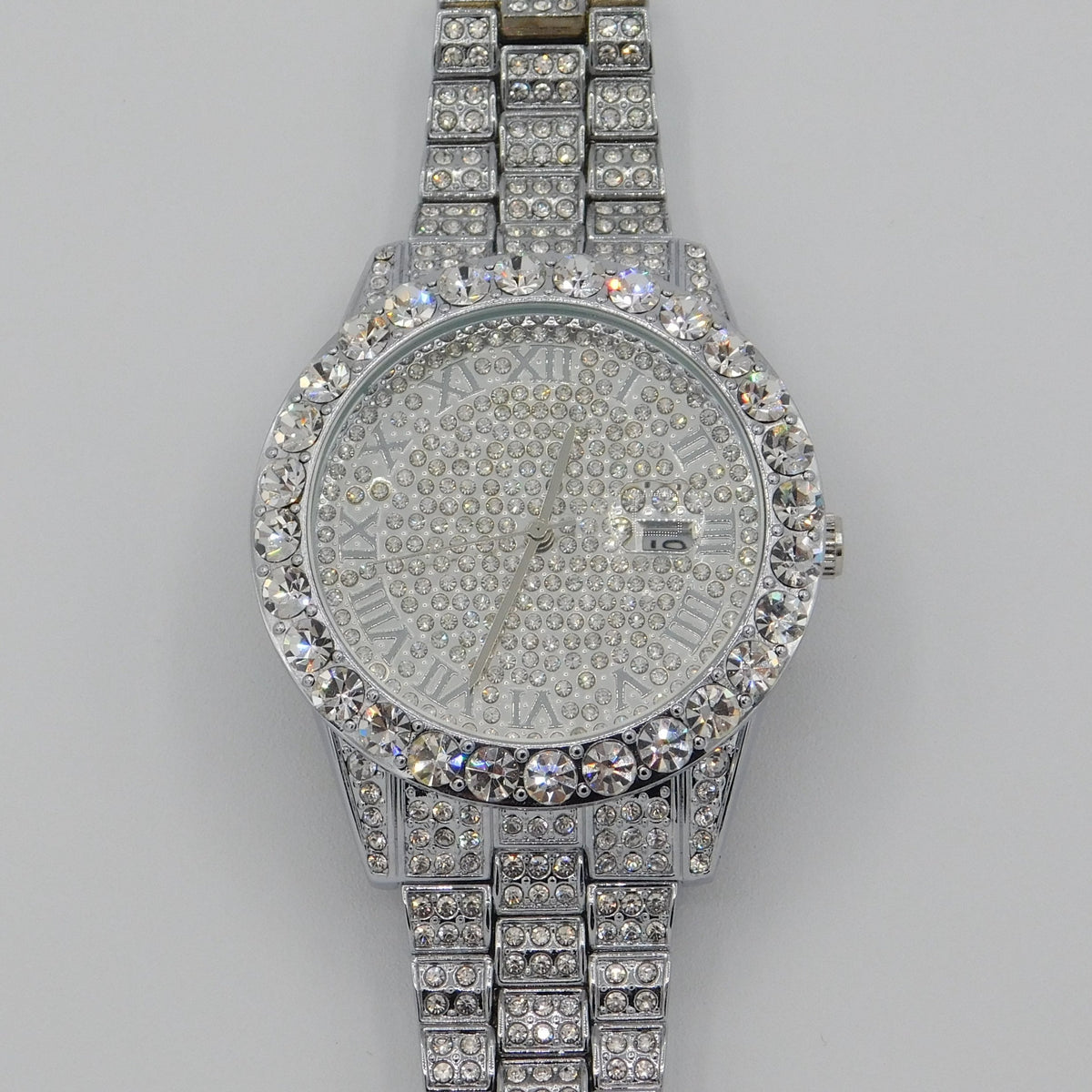 Iced Out Roman Analog