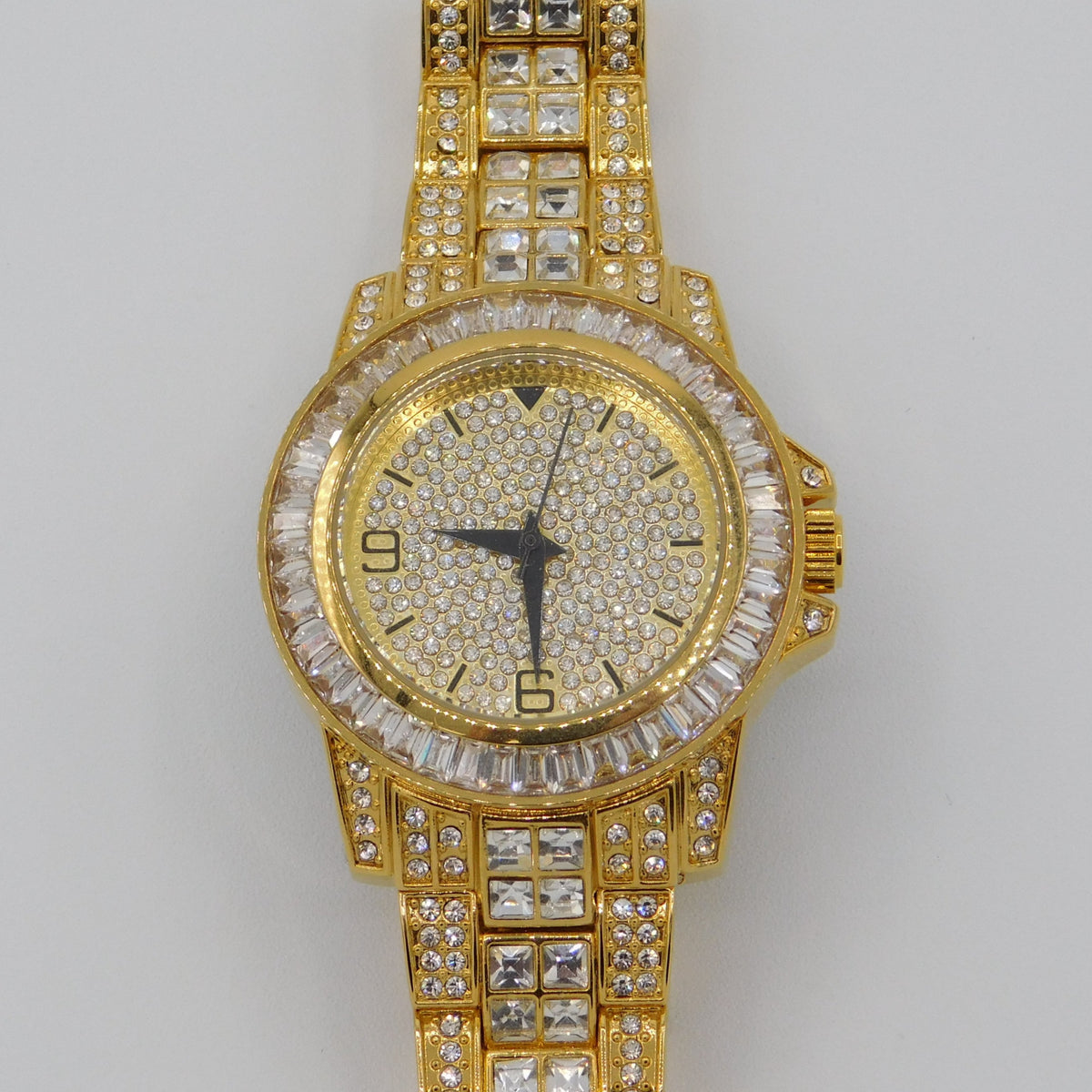 Baguette Studded Bezel