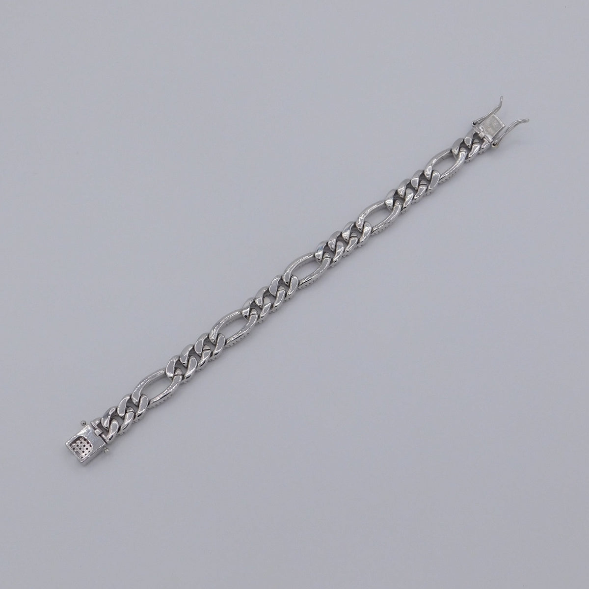 Figaro Cuban Link Bracelet