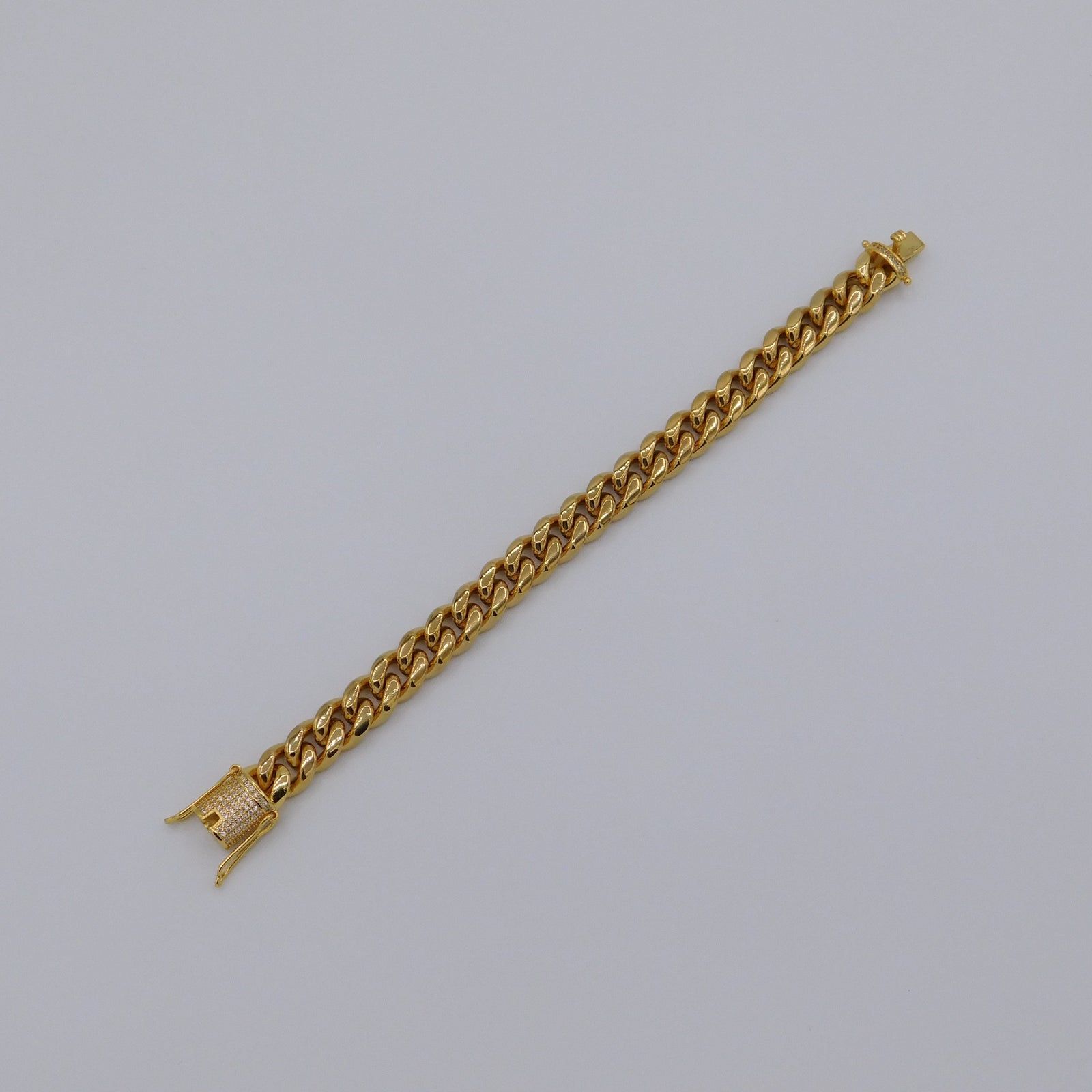 10mm Plain Jane Cuban Bracelet