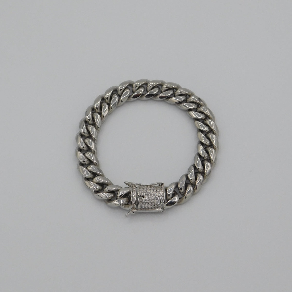 10mm Plain Jane Cuban Bracelet