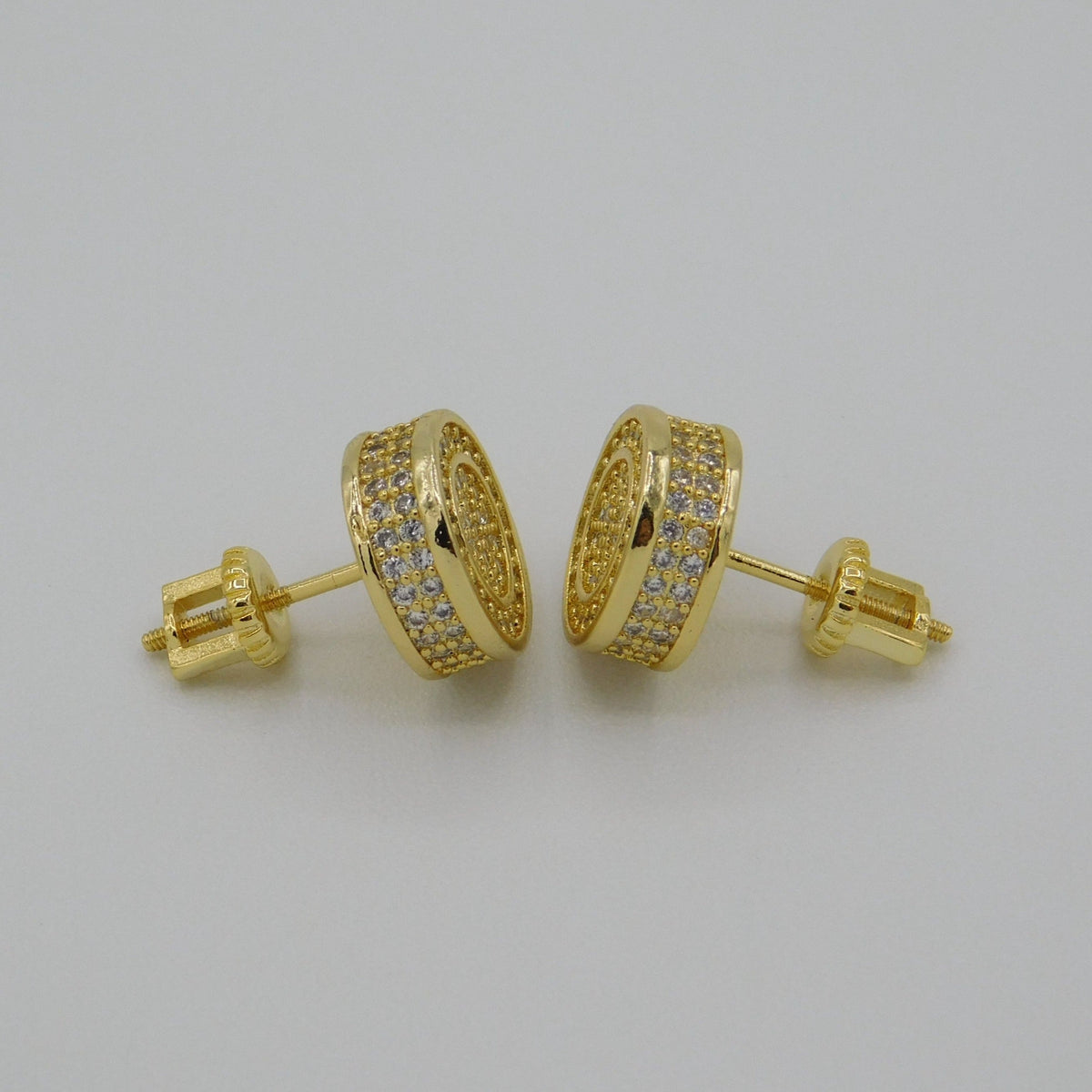 Rounded Stud Earrings