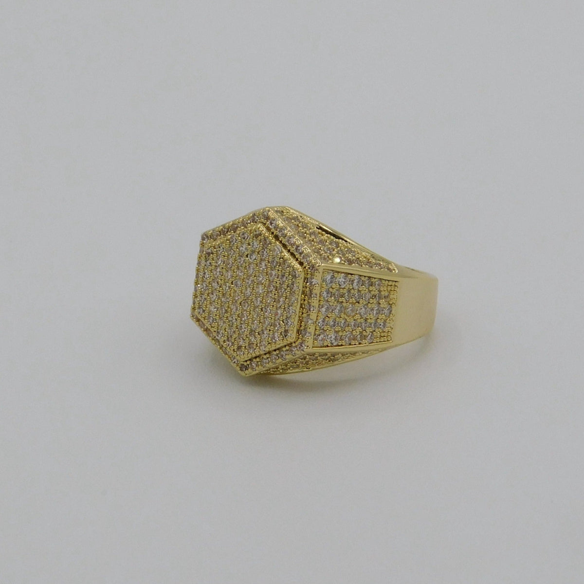 Hexagon Faced Ring