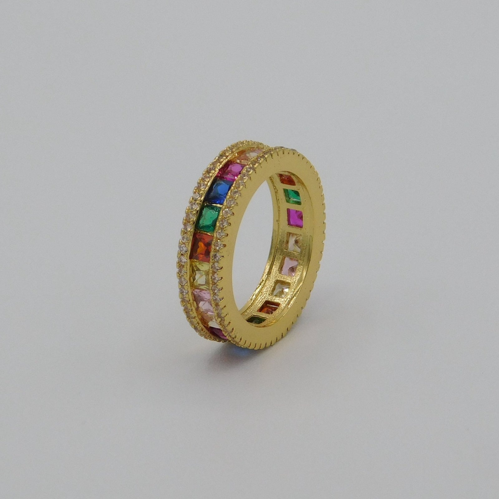 Layered Rainbow Ring