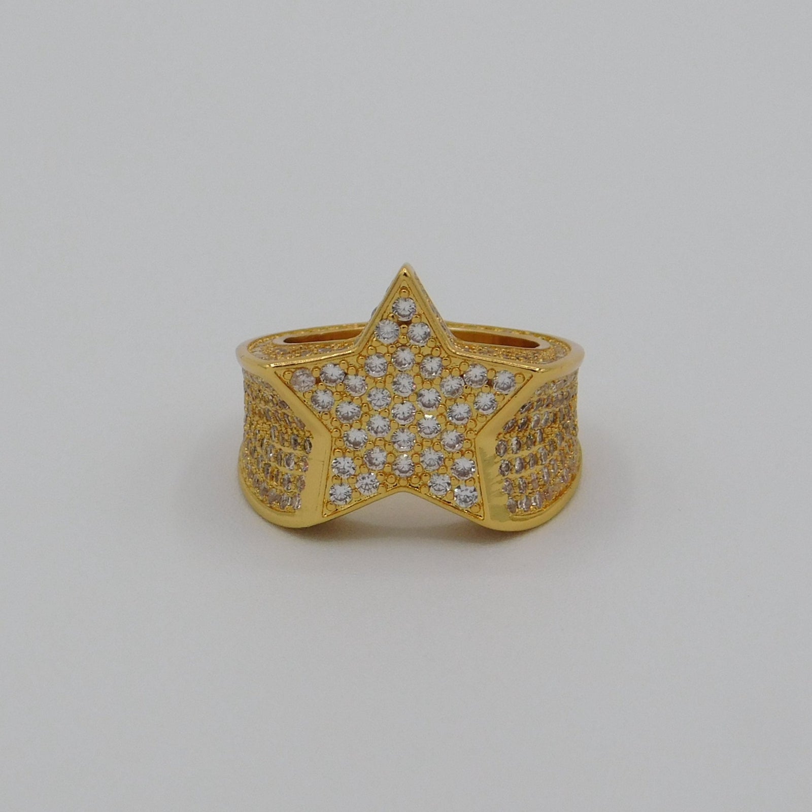 Studded Star Ring