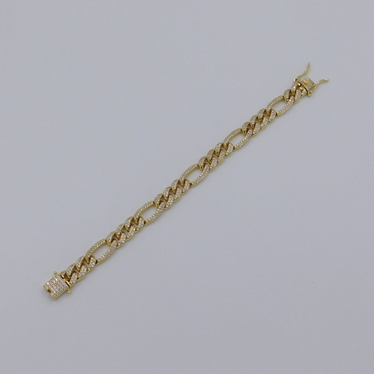 Figaro Cuban Link Bracelet