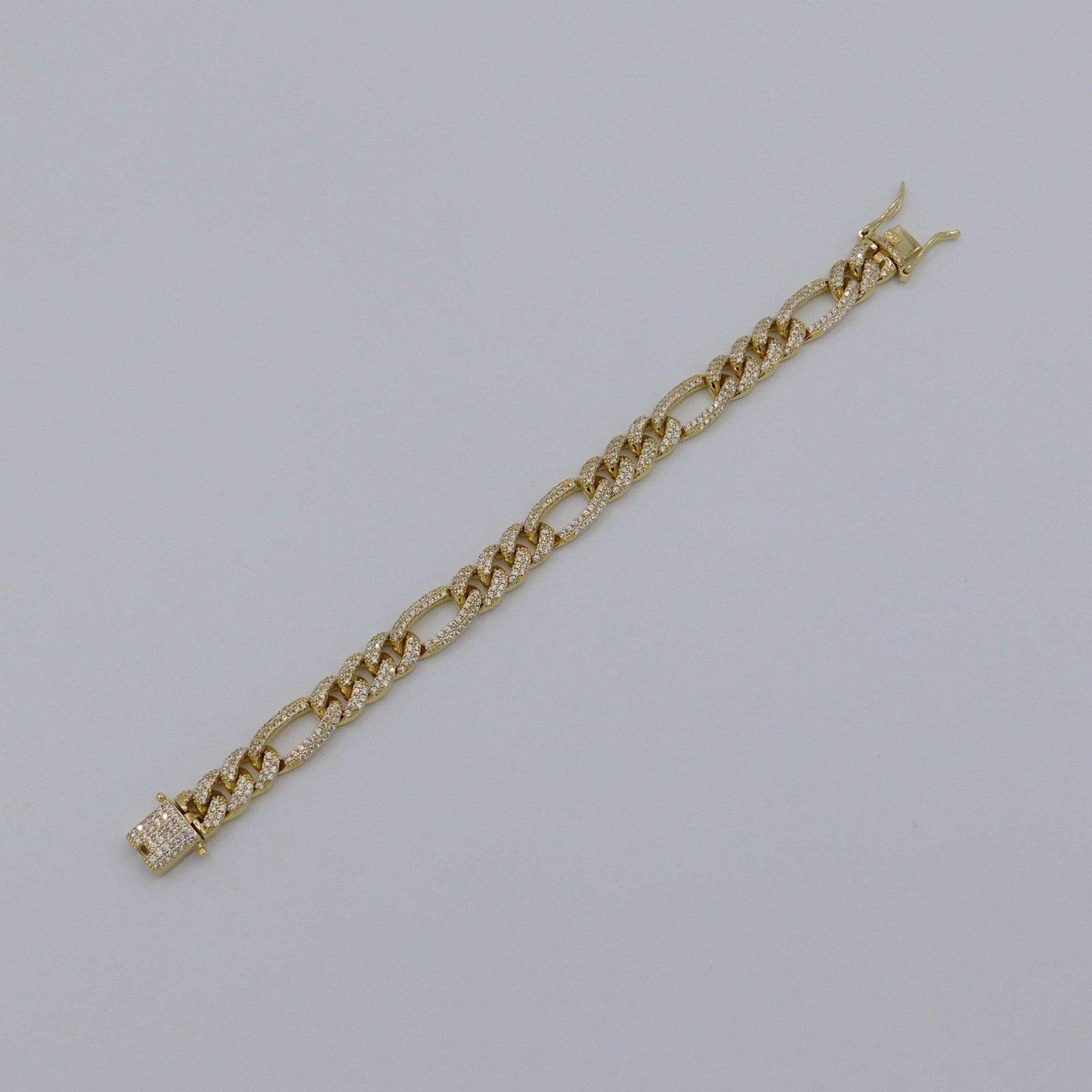 Figaro Cuban Link Bracelet