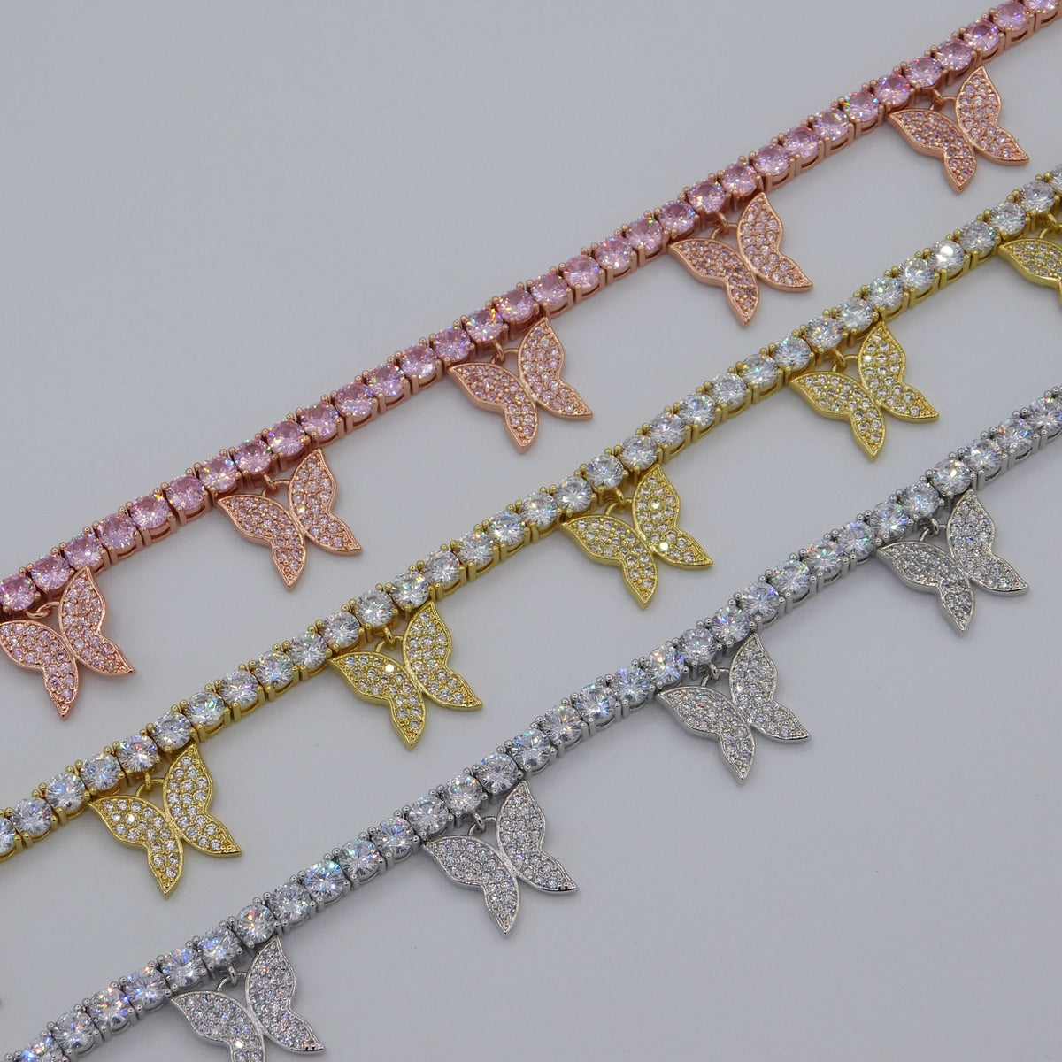 Butterfly Tennis Chain