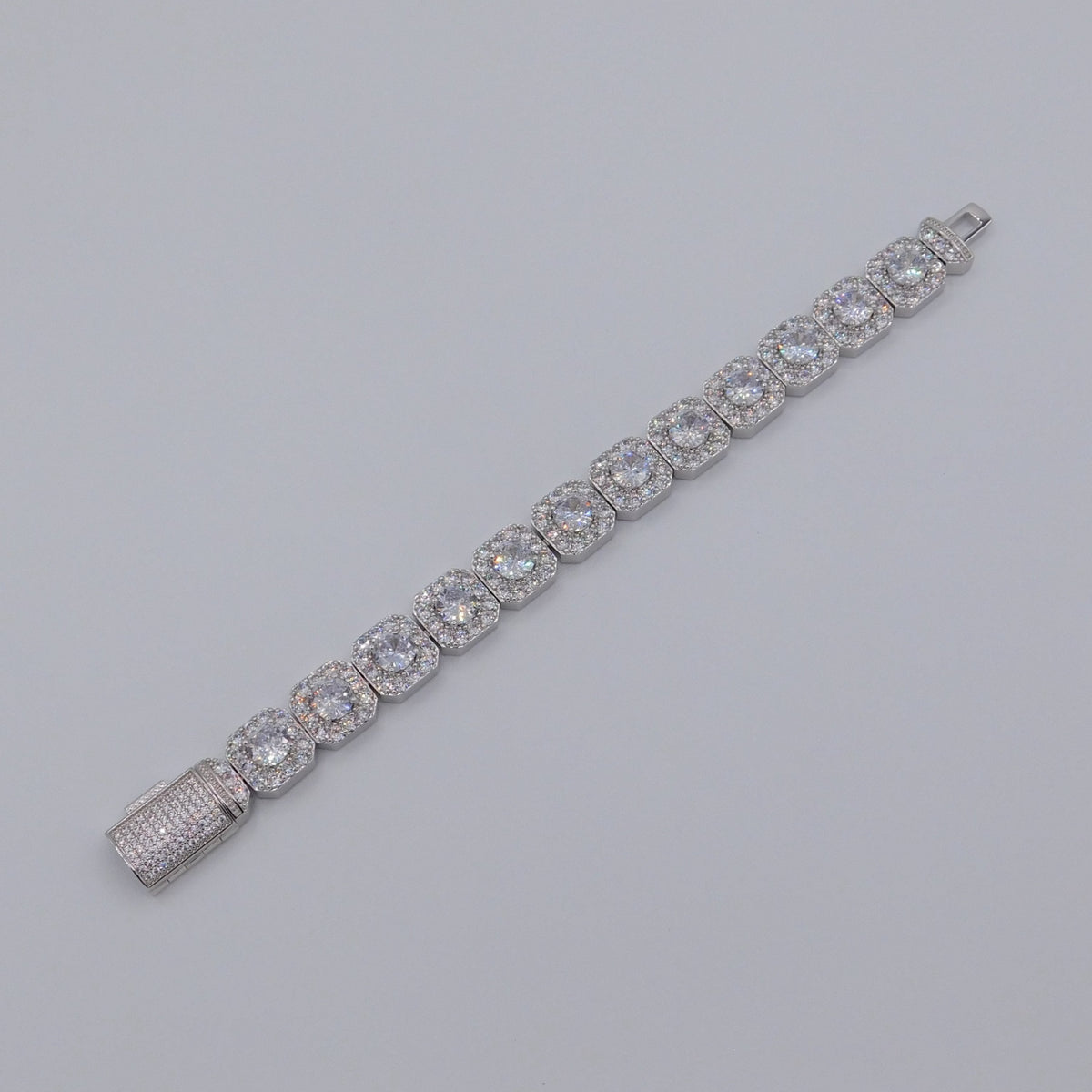 Clustered Tennis Bracelet