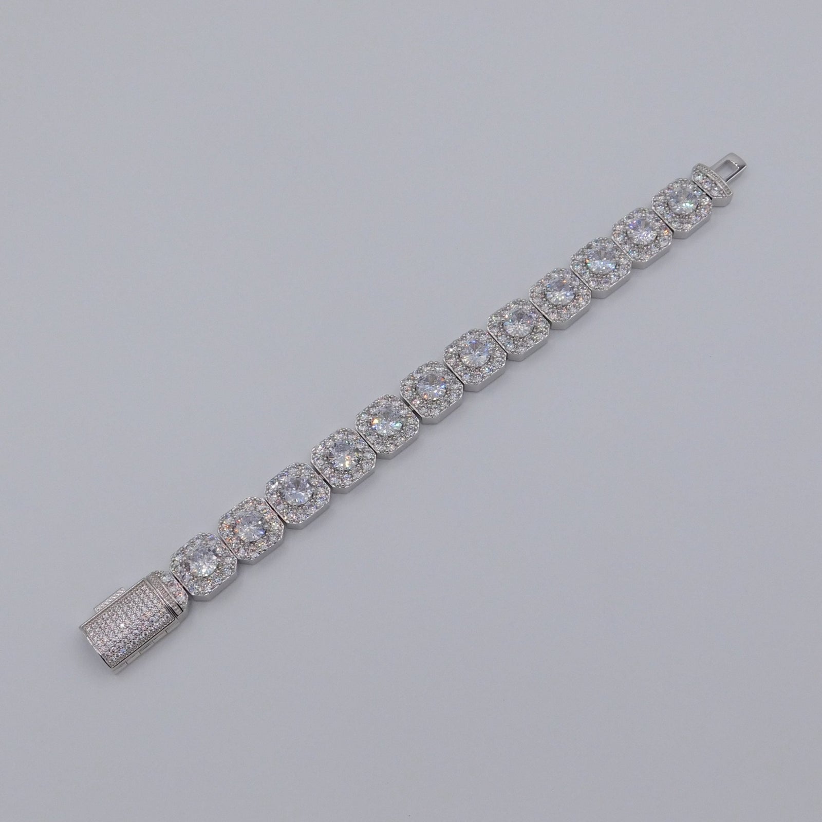 Clustered Tennis Bracelet